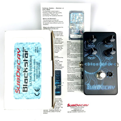 Subdecay Blackstar Distortion, 2nd Version, brand new, old stock