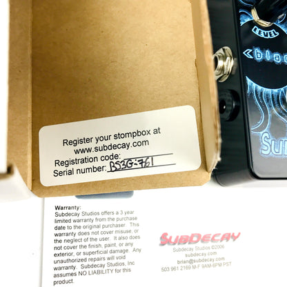 Subdecay Blackstar Distortion, 2nd Version, brand new, old stock