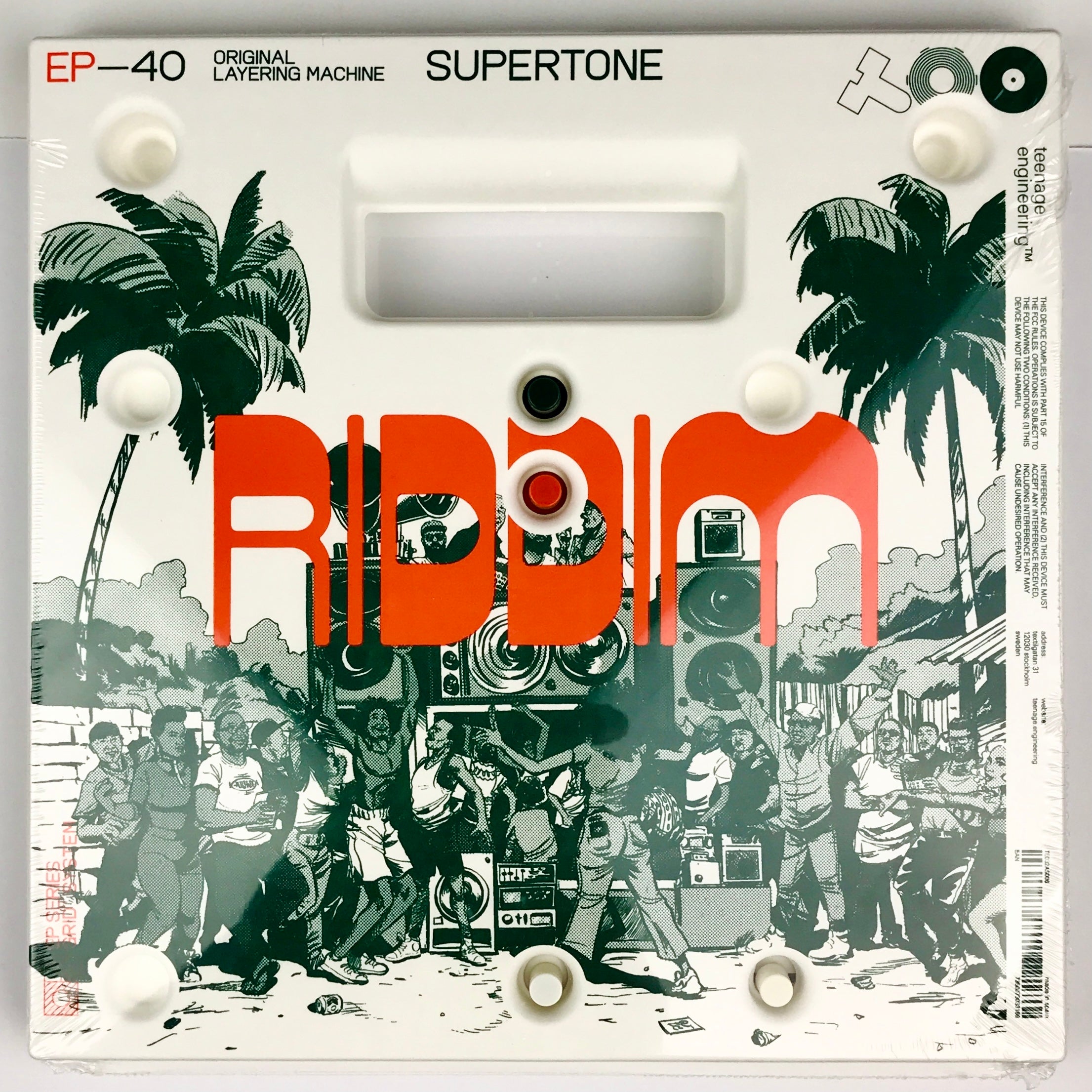 Teenage riddim（マイク付き） engineering：ep-40 teenage Engineering Riddim EP-40 DJ機材