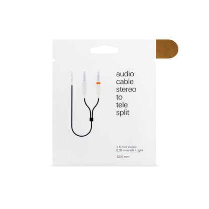 Teenage Engineering Textile Audio Cable Stereo to Tele Split
