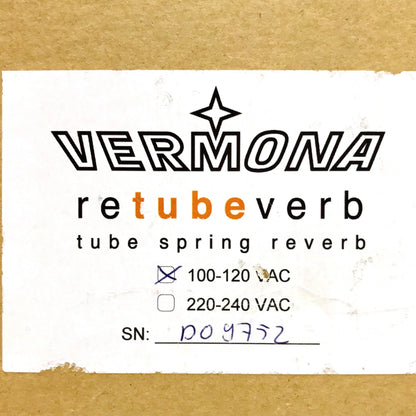 Vermona ReTubeVerb - Real Tube Spring Reverb, brand new, old stock!