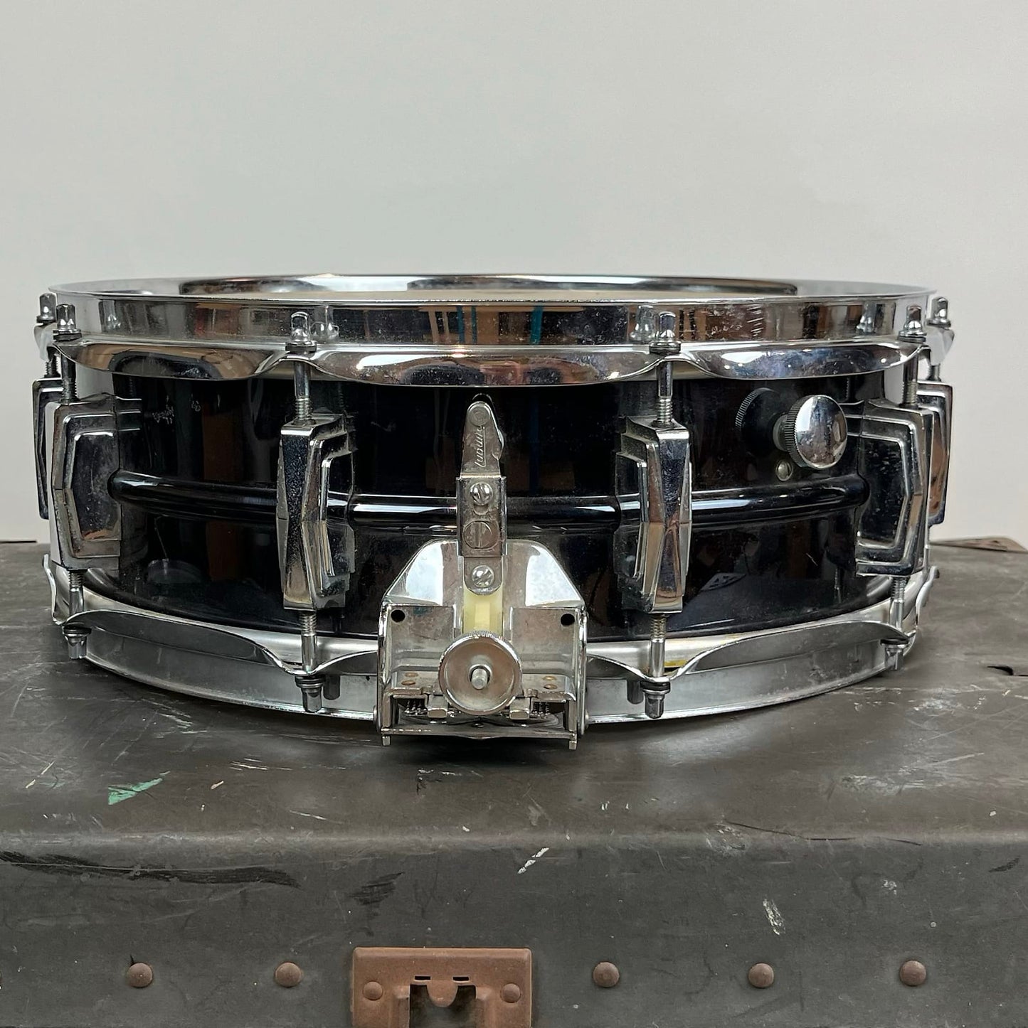 Late 70's Ludwig Black Beauty Super-Sensitive 5x14" 10-Lug Brass Snare Drum