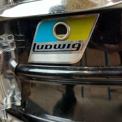 Late 70's Ludwig Black Beauty Super-Sensitive 5x14" 10-Lug Brass Snare Drum