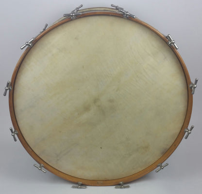 1928 Vintage 14" x 28" painted-scene Bass Drum