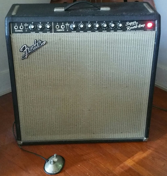 1965 Blackface Super Reverb w/footswitch