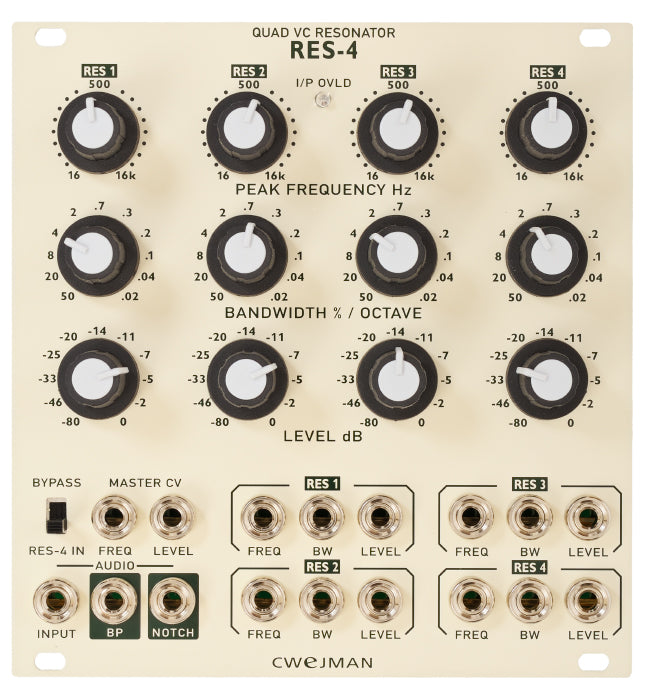 Cwejman RES-4 Quad VC Resonator