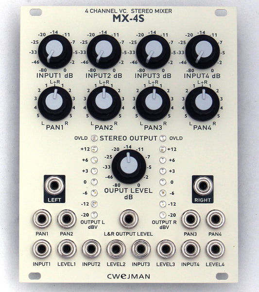 Cwejman MX-4S VC Stereo Mixer