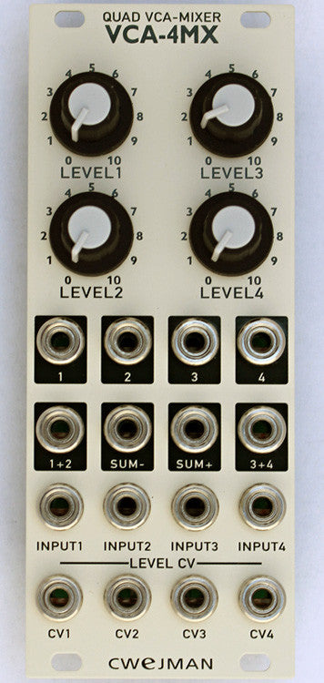 Cwejman VCA-4MX Quad VCA Mixer