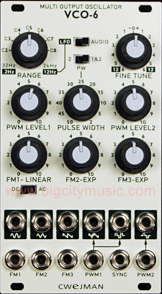 Cwejman VCO-6 Multi Output Oscillator