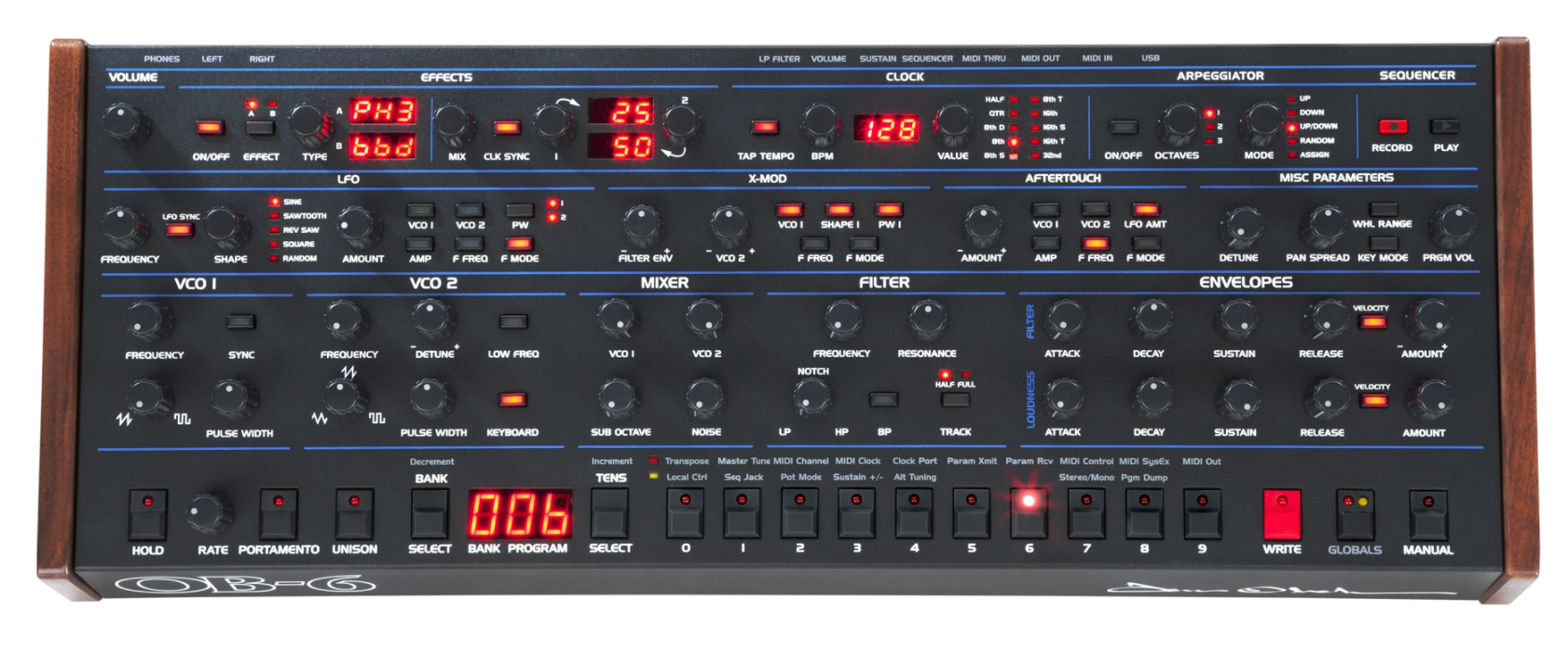 Sequential OB-6 Desktop Module 6-Voice Polyphonic Analog