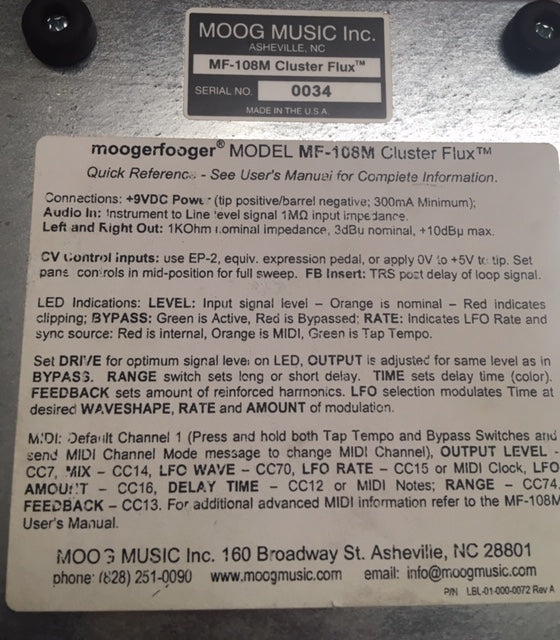 Moogerfooger MF-108m - Excellent Condition