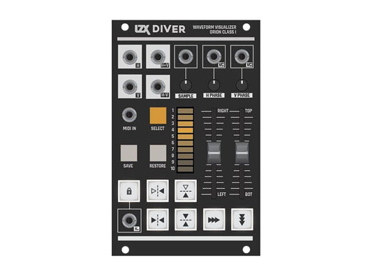 LZX Industries Diver Waveform Visualizer