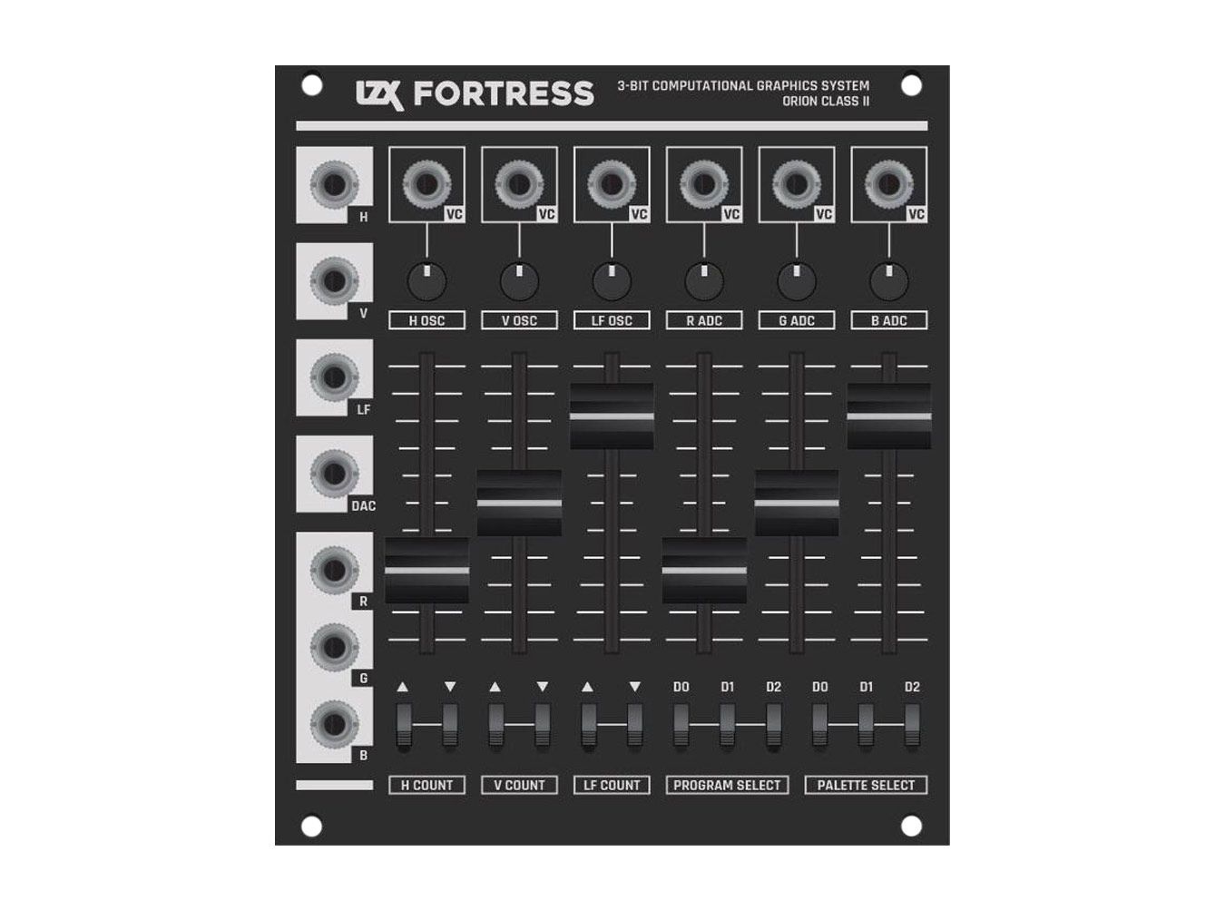 LZX Industries Fortress 3-Bit Graphics Generator