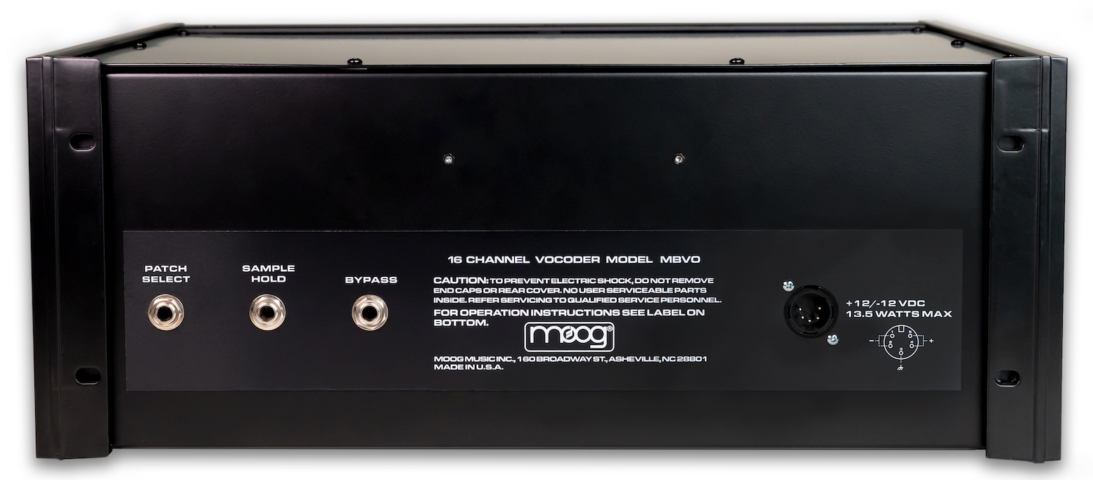 Moog 16 Channel Vocoder Back