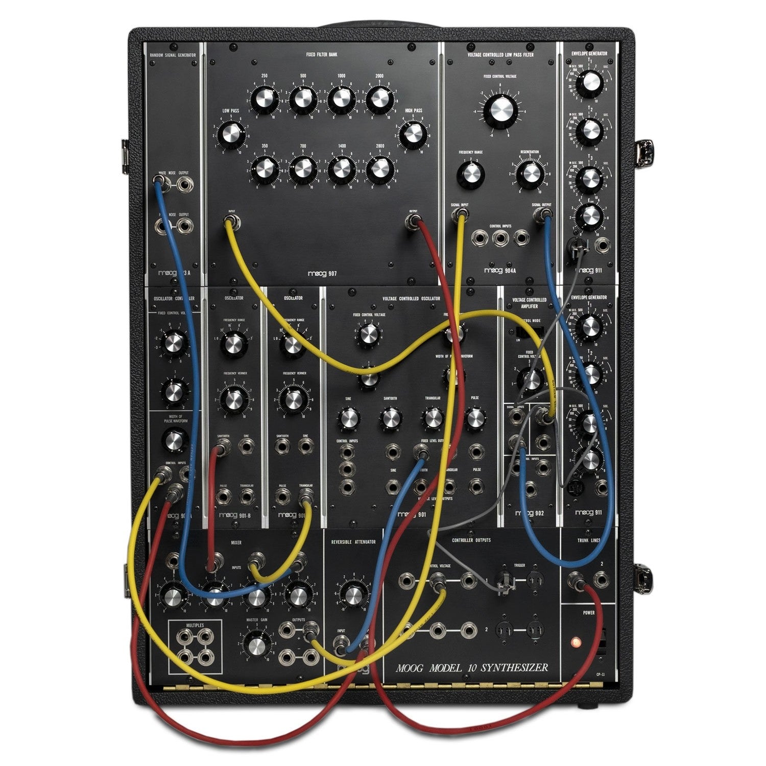 Moog Model 10 Synthesizer patched