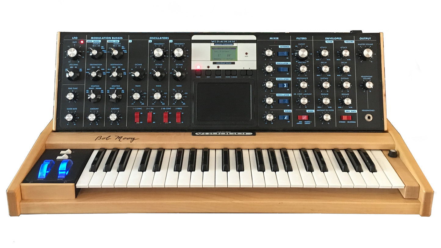 Moog Maple Anniversary Edition Voyager Signed