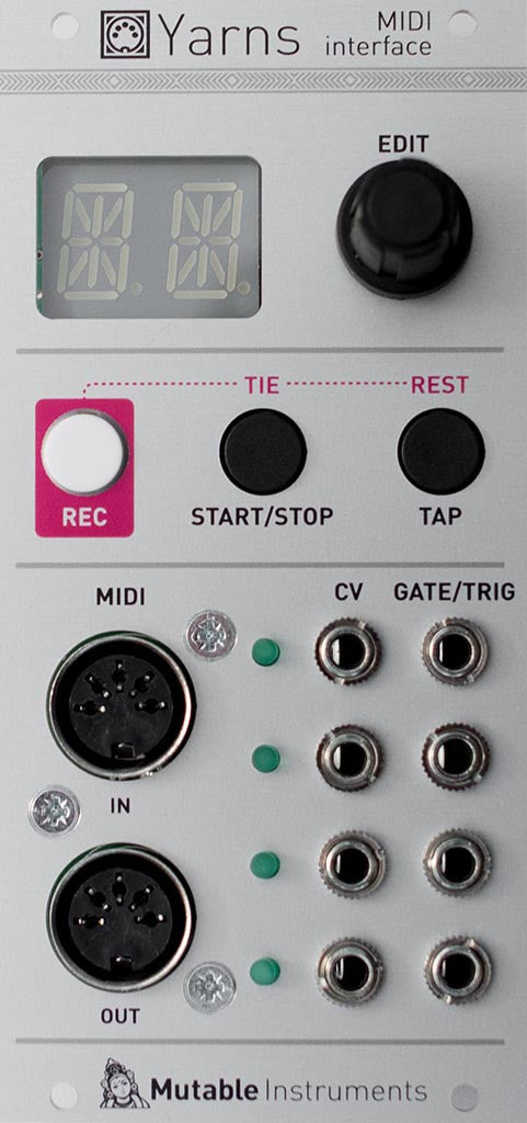 Mutable Instruments Yarns MIDI Interface