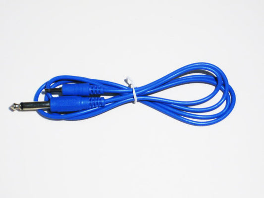 48” Blue 3.5mm to 1/4" patch cable