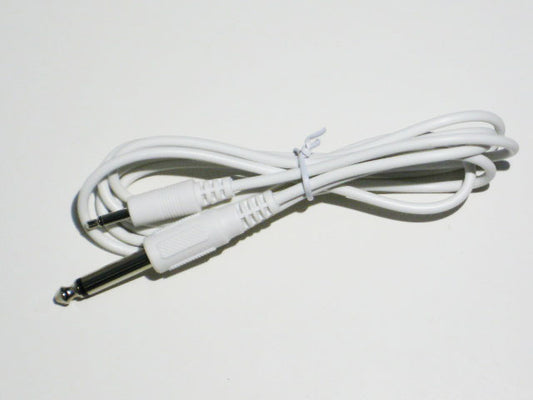 60” White 3.5mm to 1/4" patch cable