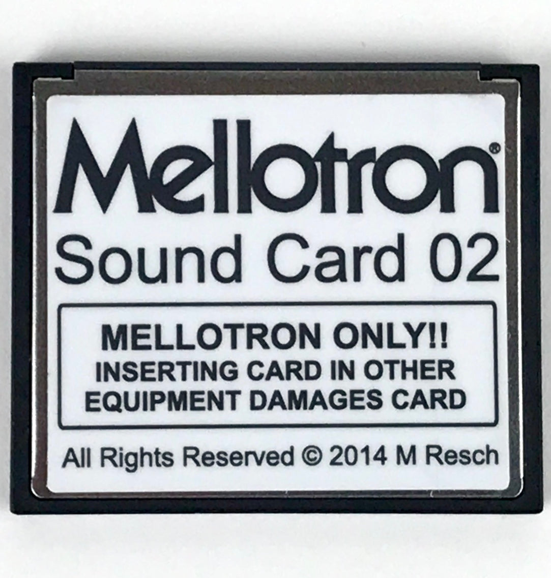 Digital Mellotron Sound Cards