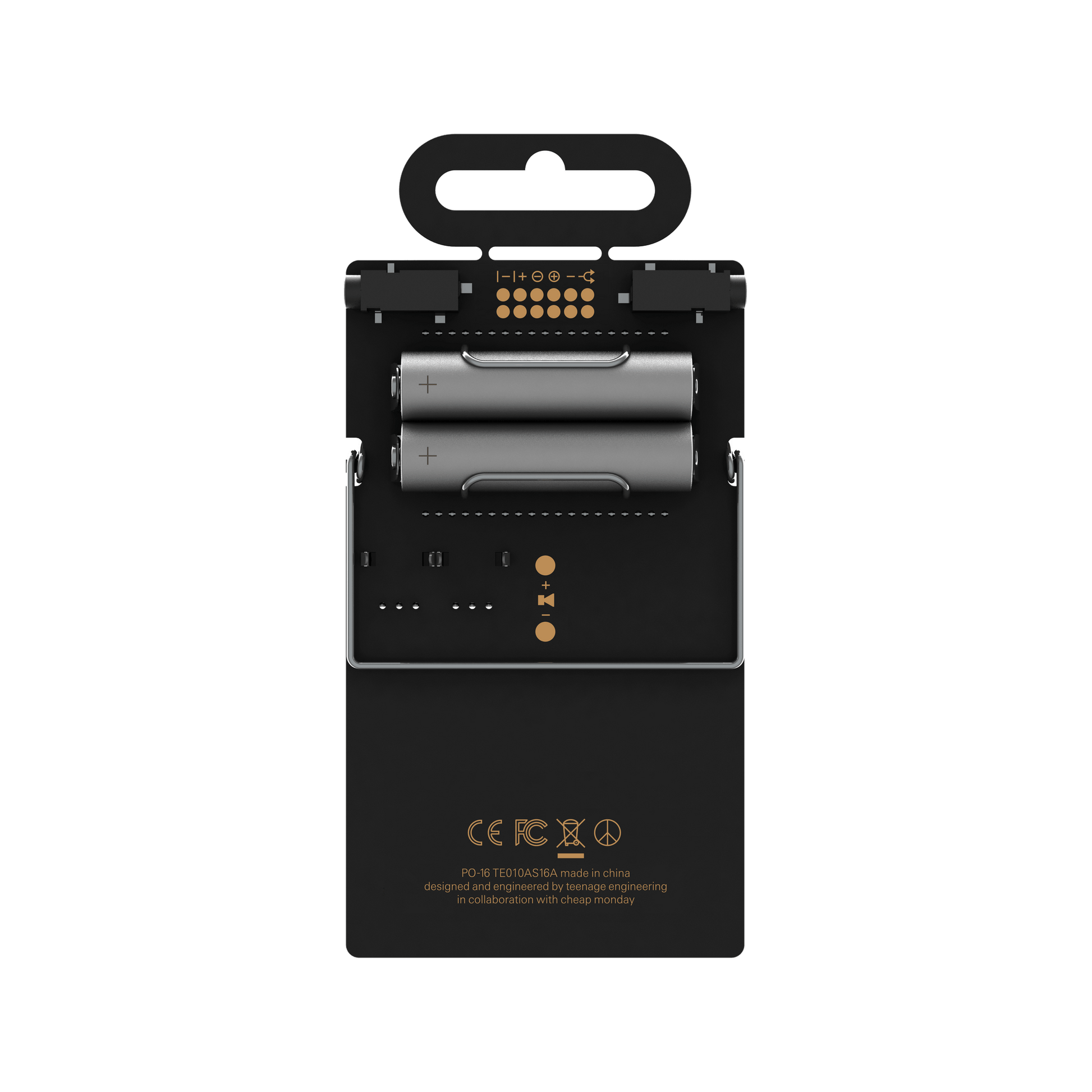 Teenage Engineering PO-16 Pocket Operator Factory Synthesizer back