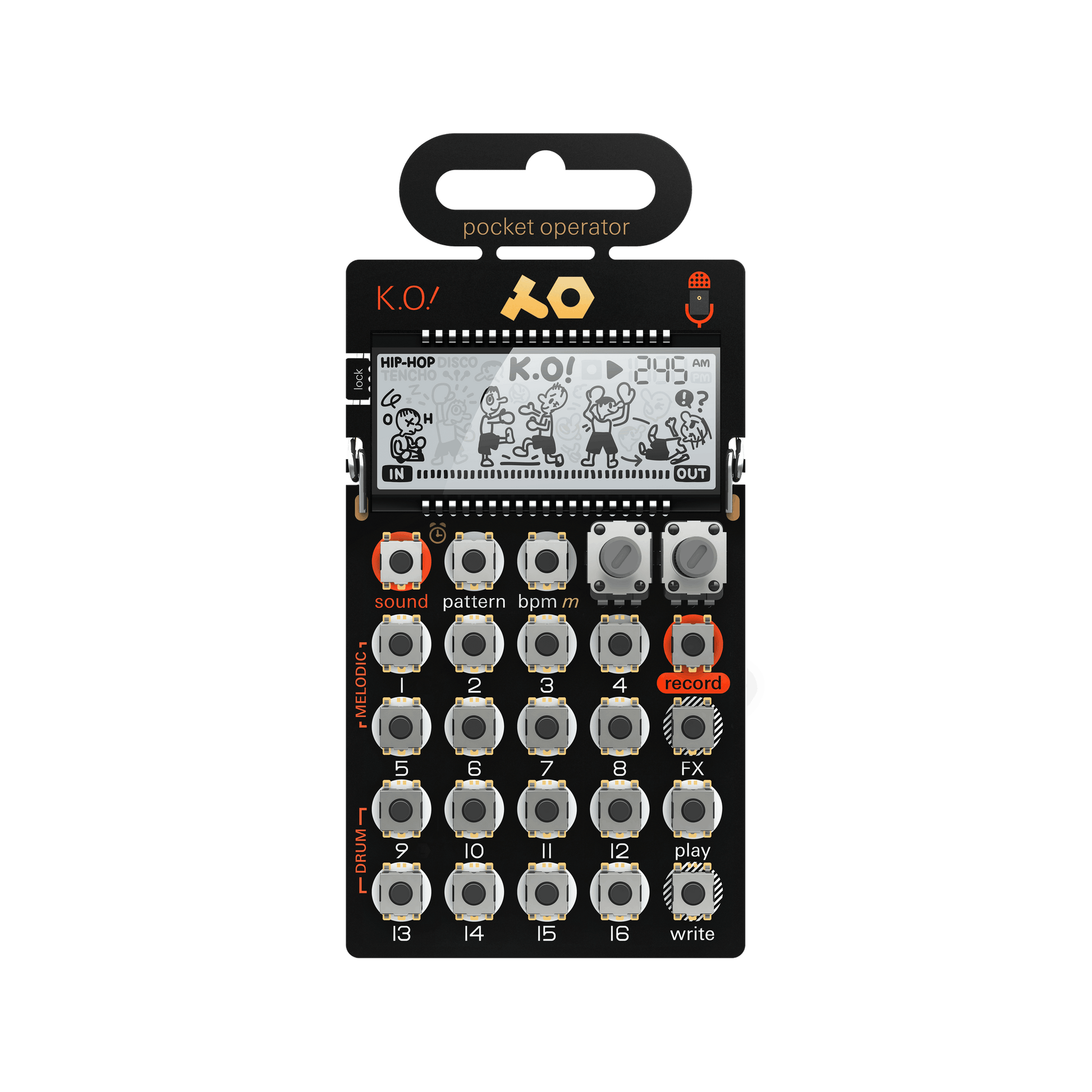 Teenage Engineering PO-33 K.O! Pocket Operator Micro Sampler