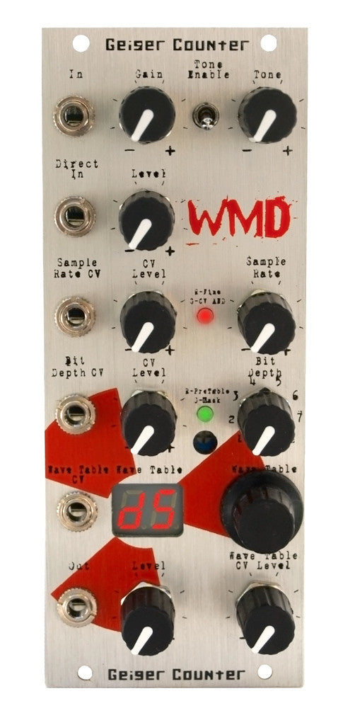 geiger counter guitar pedal WMD Geiger Counter Eurorack module – Big City Music