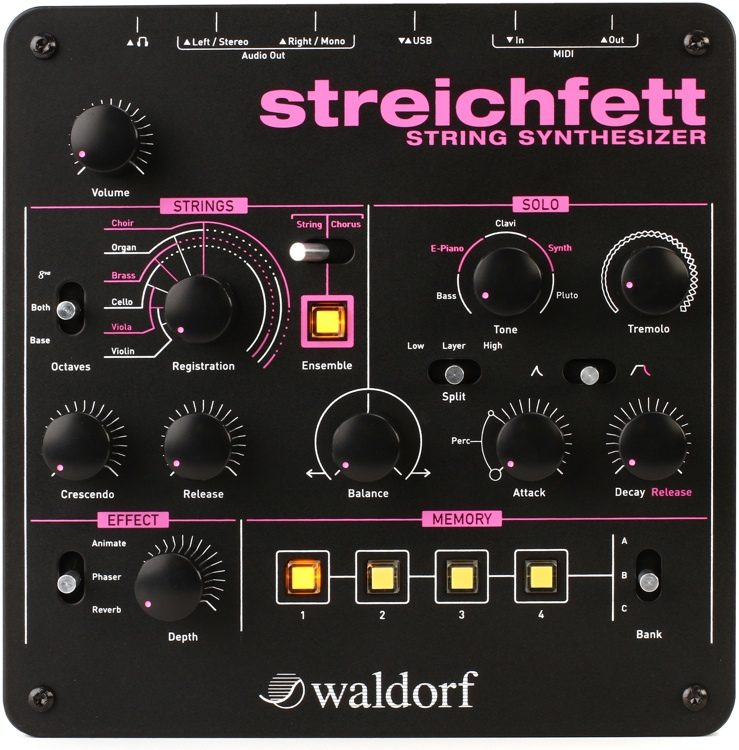 Waldorf Streichfett String Synthesizer Front