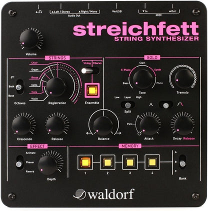 Waldorf Streichfett String Synthesizer Front